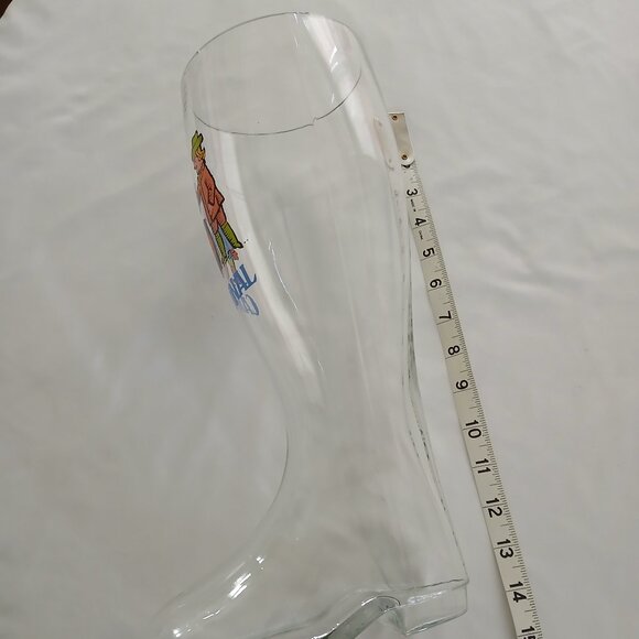 Large glass beer stein - 13.5" tall and holds 72 oz. - Picture 2 of 5